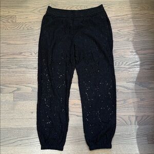 GENERATION LOVE ** Black Lace Women's Pants size L